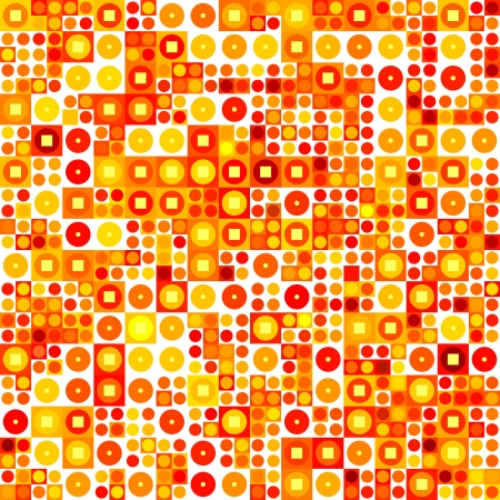 Seamless abstract pattern, warm shadesのイラスト素材