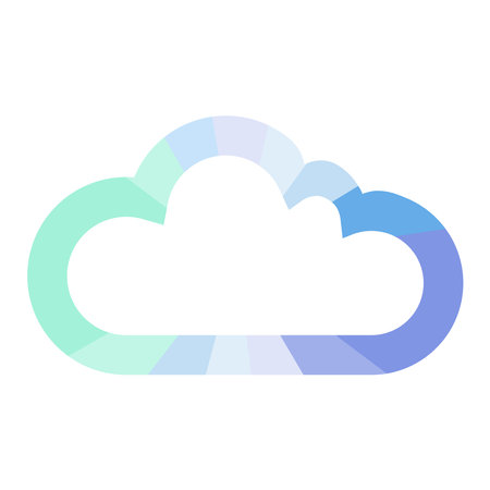 Cute blue cloud frame. Bright color border. Transparent empty for text, message, photo. Flat designのイラスト素材