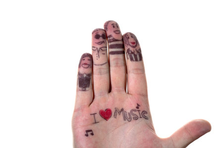 music finger people