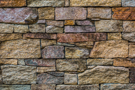 Stone wall textureの写真素材