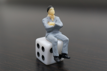 Dice manの写真素材