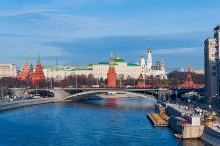 General view of Moscow Kremlinのeditorial素材