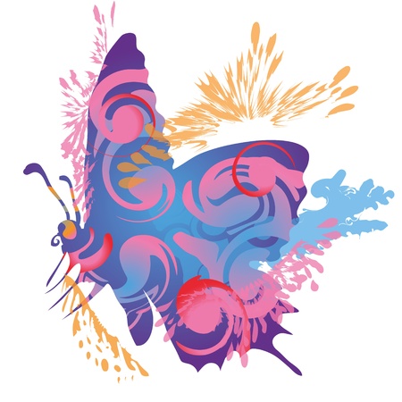 Butterflyのイラスト素材