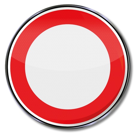 Road sign driving banのイラスト素材