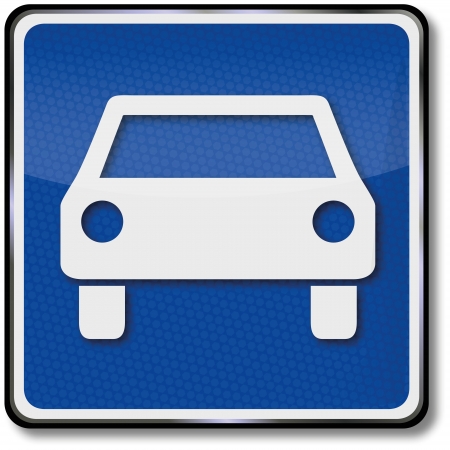 Road sign dual carriagewayのイラスト素材