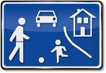 Game road traffic signのイラスト素材