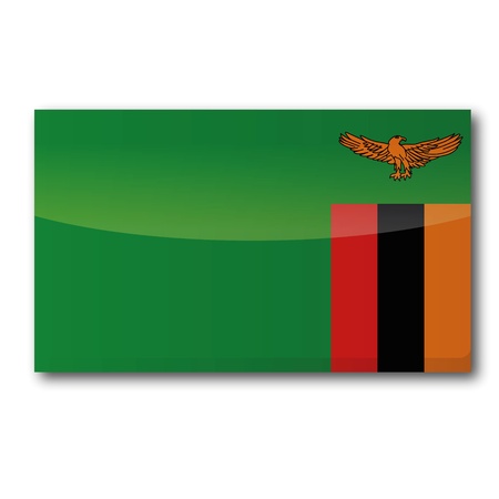 Flag Zambiaのイラスト素材