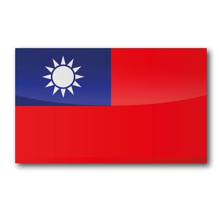 Flag Taiwanのイラスト素材
