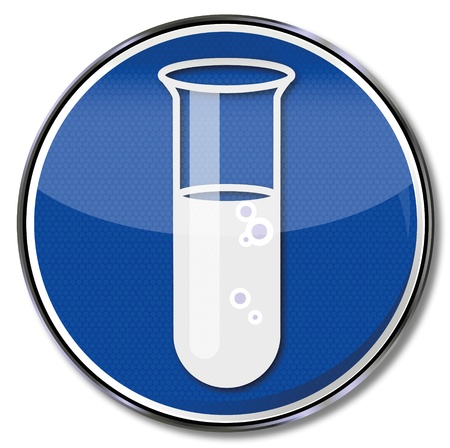 Shield with chemical tubesのイラスト素材