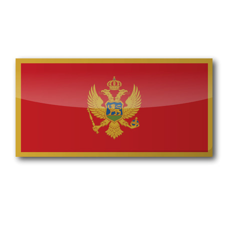 Flag Montenegroのイラスト素材