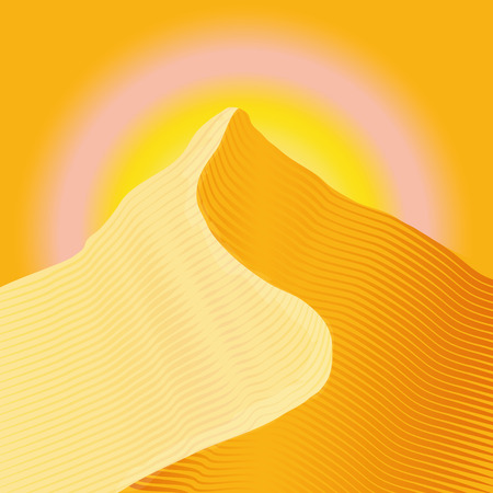 Sand duneのイラスト素材