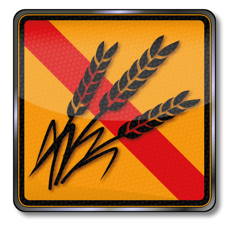 Shield food with no grain and flourのイラスト素材