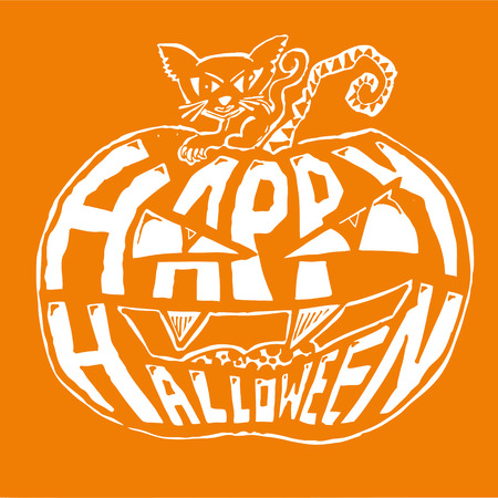 Happy Halloween banner.のイラスト素材