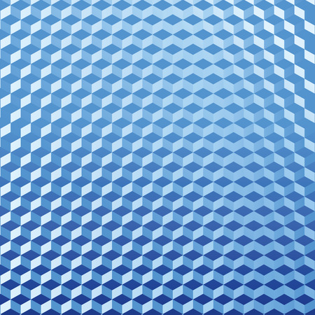 Cube pattern or honeycomb in blueのイラスト素材