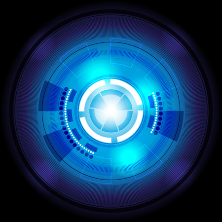 abstract background blue technology  , vector illustrationのイラスト素材