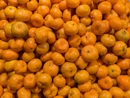 Mandarin oranges from Thailand night market.の写真素材