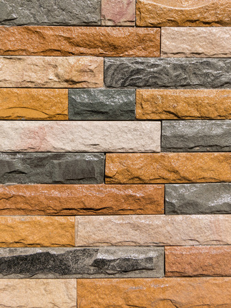 Modern stone brick wall surfaced. Texture.の写真素材