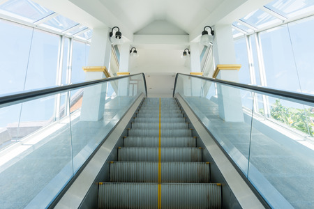 Escalators stairway inside Doi Inthanon National Parkのeditorial素材