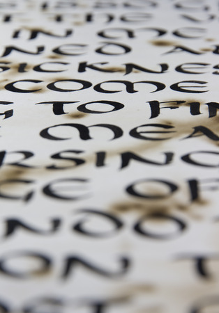 Caligraphy backgroundの写真素材