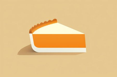 Art A slice of pumpkin cheesecake. carrot cheesecake. Tart, pieの素材