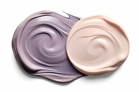 Swatch purple and white creamの素材