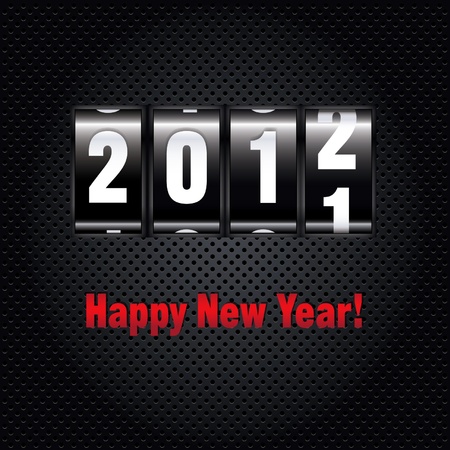 Vector New Year counterのイラスト素材