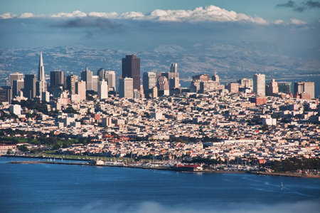 downtown skyline, san francisco, ca, usa
