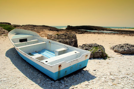photo capture of a beach front with sand and waterの写真素材
