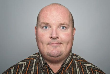 photo close up portrait of a male in his 30's
