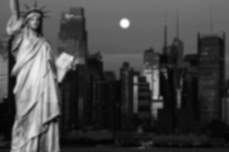 A blurred background image B&W from NYC