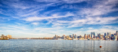 Blurred Background image from New York Cityの写真素材