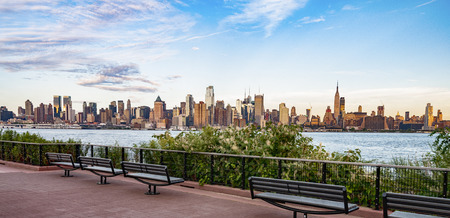 NEW YORK CITY - July 28, 2015: Cityscape view of NYC, New York City, USA.の写真素材