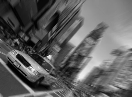 new york times square black and white