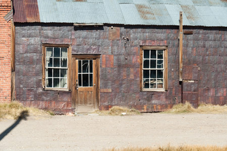 Bodie State Historic Park,  ghost town in the Bodie Hills, Mono County, California, United States.の写真素材