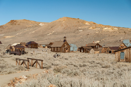 Bodie State Historic Park,  ghost town in the Bodie Hills, Mono County, California, United States.の写真素材