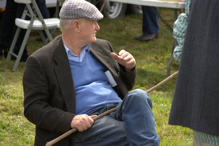 Clare, IRELAND - June 23, 2016: Spancill Hill, Ireland. Spancil Hill  Horse Fair. Spancill Hill...