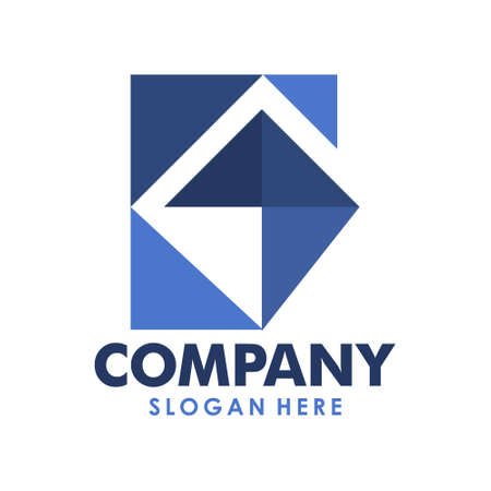 geometry triangle logo creative conceptのイラスト素材