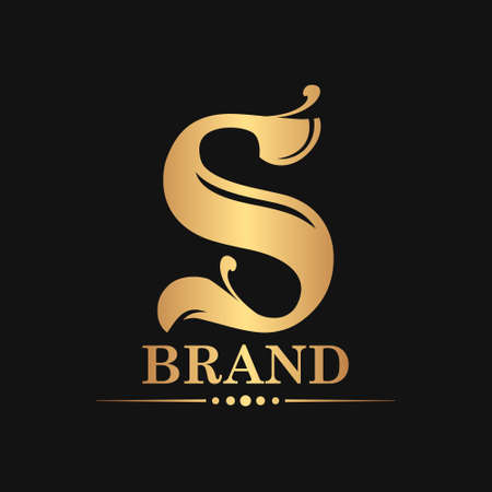 Initial S luxury logo conceptのイラスト素材