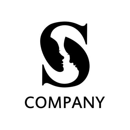 initial S logo zodiac conceptのイラスト素材