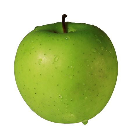 apple; diet; fresh; fruit; green;の写真素材
