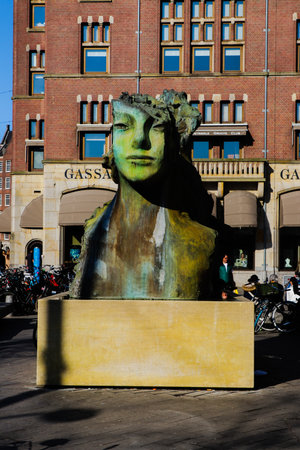 Sculpture in Copenhagen, Denmark.のeditorial素材