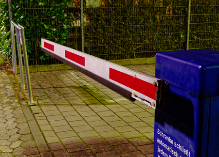 parking barrierの写真素材