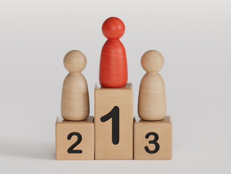 Family persons chatting together by wooden figure models on table. People lifestyle and relationship caring and understanding concept. Love conversation and communication theme.の写真素材