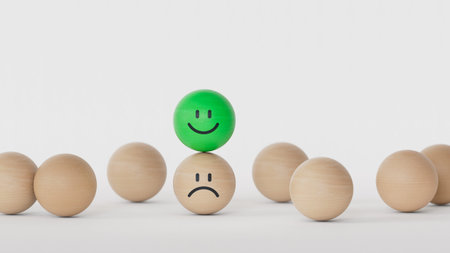 Choose happy smiling faces with positive ratings, customer experience ratings, service reviews,...