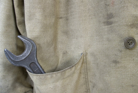 Close-up of workerの写真素材