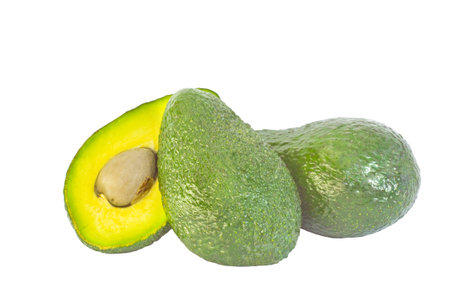 Avocado isolated on a white background