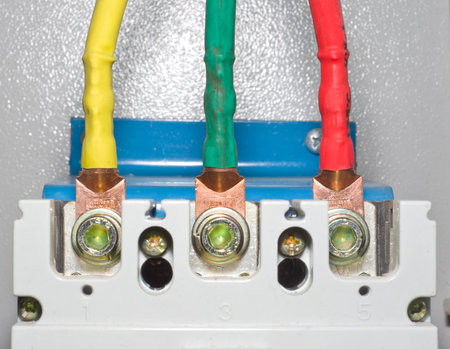 Power contacts of automatic block electrical circuit breaker 