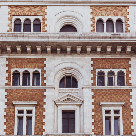 Historic building in the city of Bari, in southern Italy, the seat of political life.の写真素材