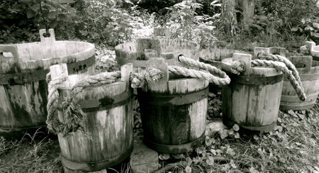 water bucketsの写真素材