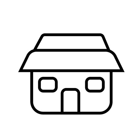 Home icon illustrationのイラスト素材